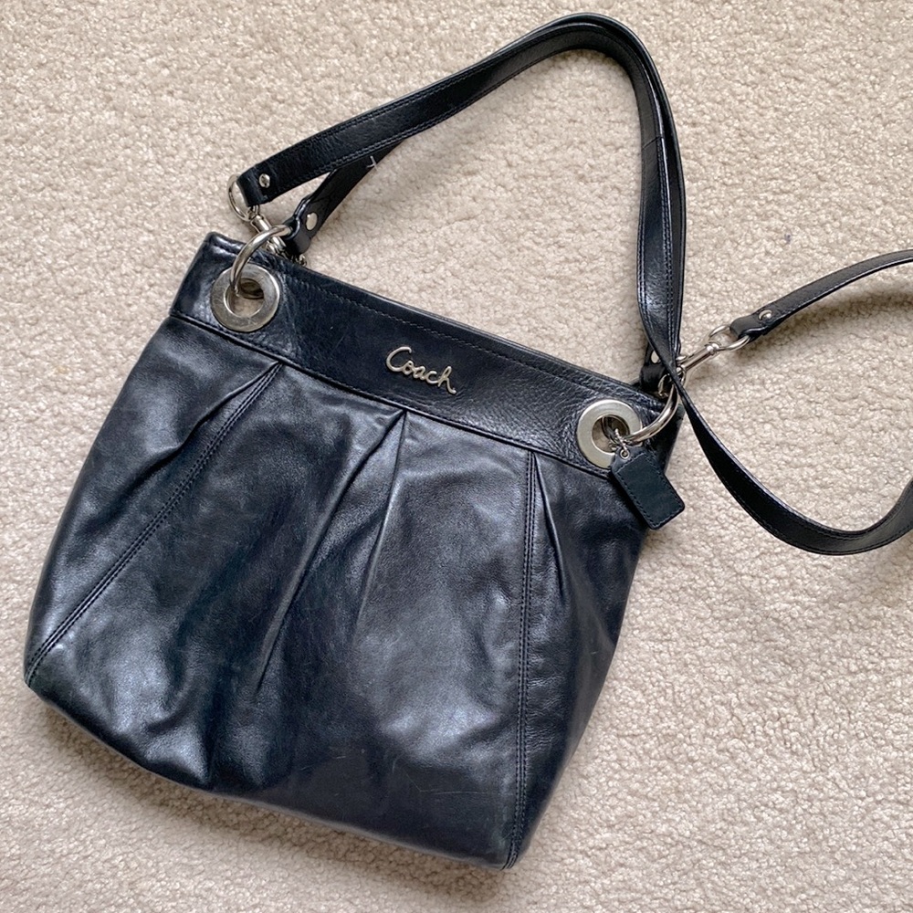 Coach Ashley Hobo Hippie Leather Bag